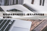 尾号8的车牌号哪天禁行（尾号八的车号是星期几限行）