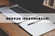 碳素鱼竿沾水（碳素鱼竿掉水里怎么捞）